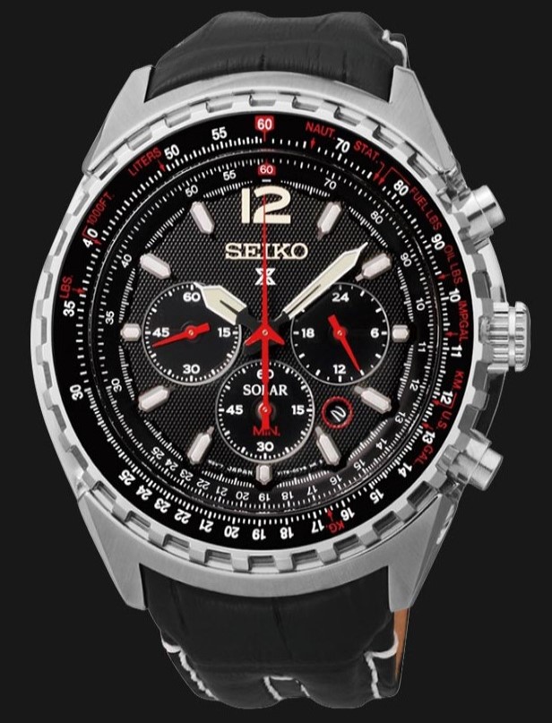 Solar Chronograph Watch